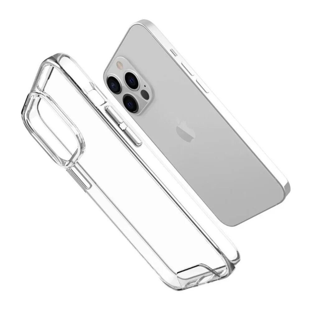 iPhone 13 Pro Crystal Clear Case Bundle - Includes 2x Tempered‎ Glass Protectors